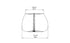 Blinde Design Stitch 100 Concrete Planter - Natural Finish - BLD.1.P.STI.100.Y.NA